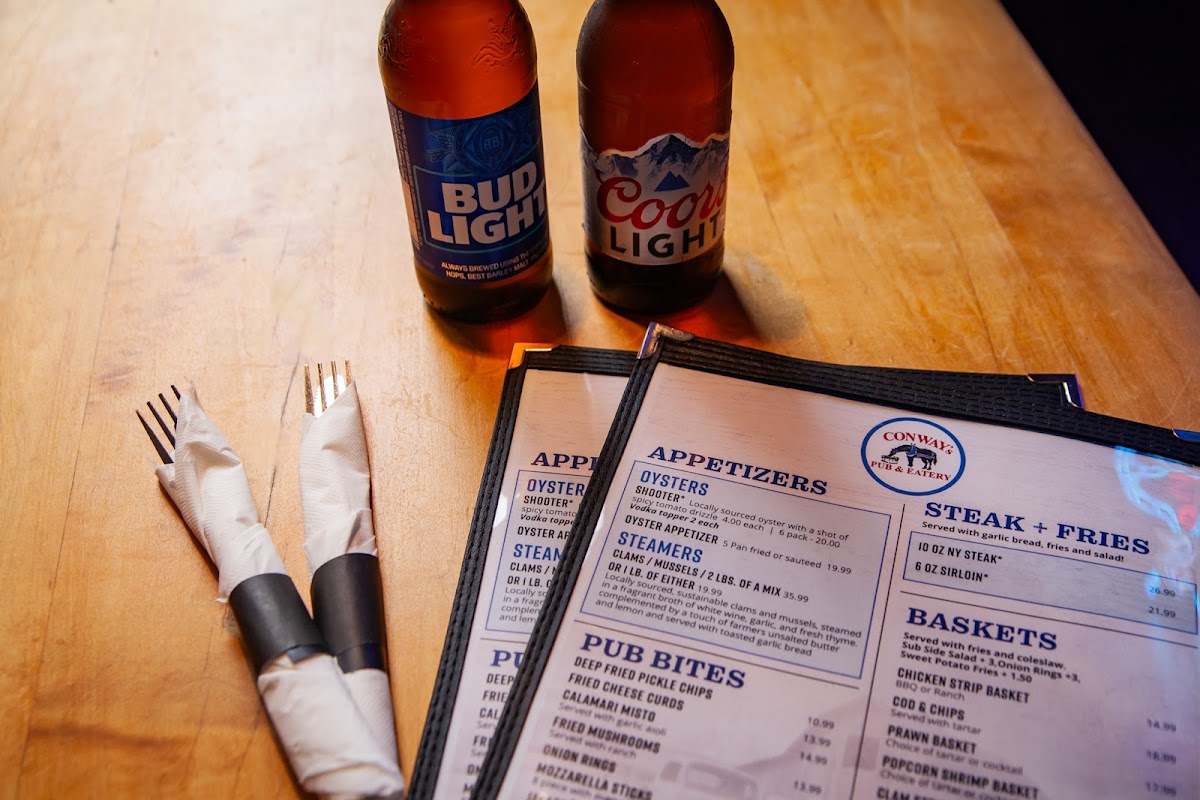 Menu Conway's Pub Eatery-1