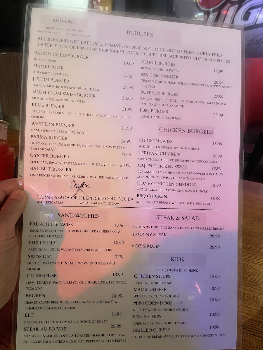 Menu Conway's Pub Eatery-9